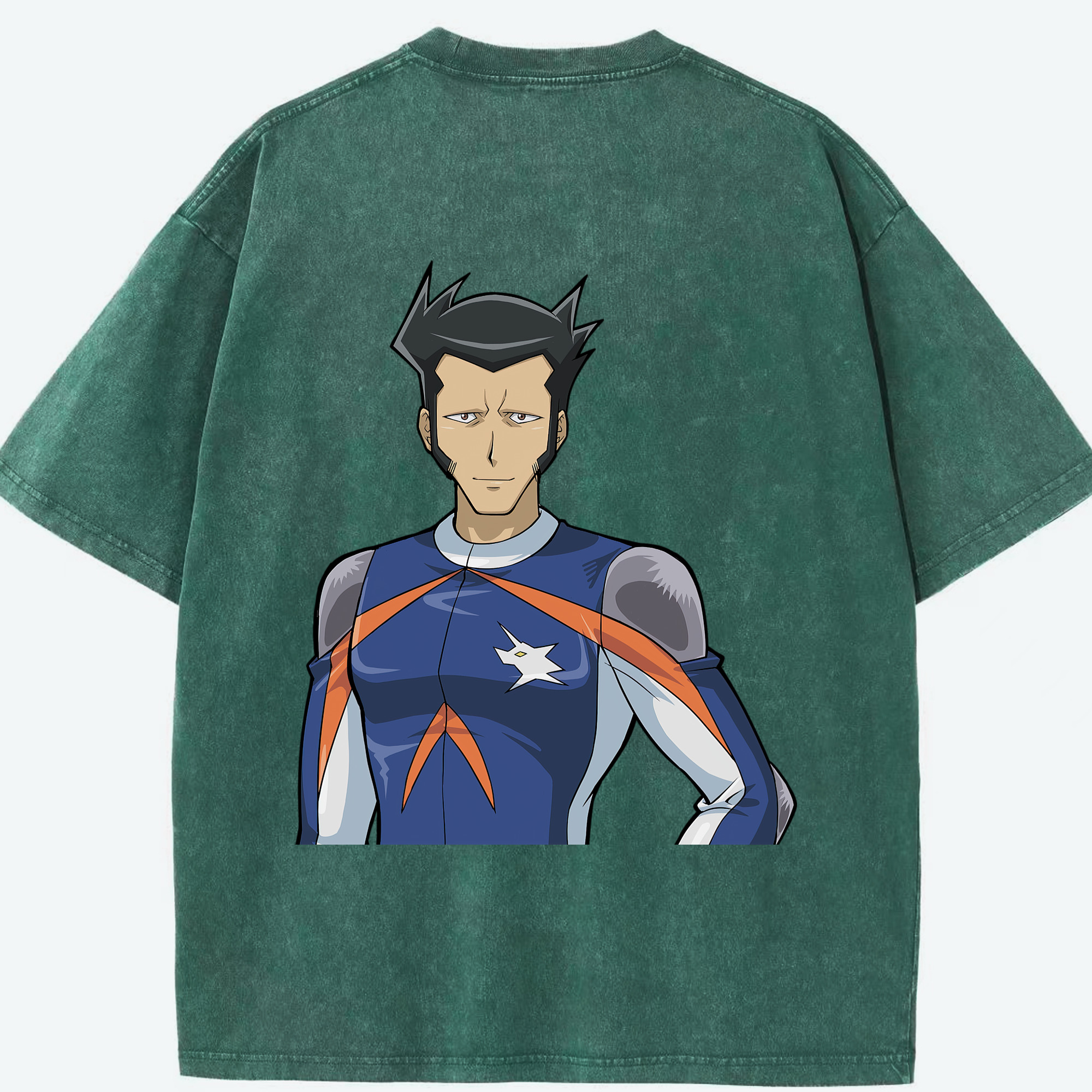 （画像用） 遊☆戯☆王 Yu-Gi-Oh! 綿100% ヴィンテージ風 半袖Tシャツ（背面プリント）